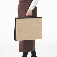 アスカ ポータブルデスク DSK03 引き出し付 持ち手付 机上台 幅400ｍｍ 1台