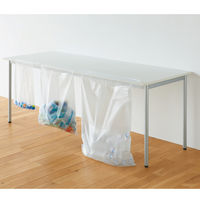 テープ付きゴミ袋 白半透明 20L 1セット（300枚：30枚入×10袋） 伊藤忠リーテイルリンク