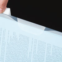 アスクル クリアーホルダーインデックス付きストッパータイプ 1袋（100枚）  オリジナル