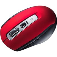 ワイヤレスマウス　無線　Bluetooth　静音　5ボタン　中型サイズ　ブルーLED　MA-BTBL162R　サンワサプライ　1個