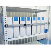 サンワサプライ 棚用落下ストッパー 耐震グッズ 耐震度6強 120cm(1本入り) QL-E96-120 1個（直送品）