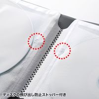 サンワサプライ CD・DVDケース ファイルタイプ 12枚収納 ブラック FCD-FL12BK 1個