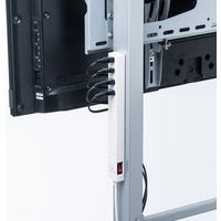 延長コード 電源タップ 1m 2P（ピン） 10個口 スイッチ ホワイト TAP-SP217-1 サンワサプライ 1個