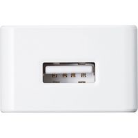 サンワサプライ USB充電器 AC充電器 2A 長期間高耐久タイプ ホワイト ACA-IP52W 1個
