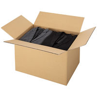 【140サイズ】現場のチカラ エコノミータイプ 軽梱包用ダンボール外寸：幅600×奥行400×高さ390mm 1セット（60枚：20枚入×3） オリジナル