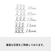 パイロット 油性ボールペン レックスグリップ(中字) 1.0mm ブラック軸 黒インク BRG-10M-BB 1本