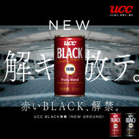 【缶コーヒー】UCC上島珈琲 UCC BLACK無糖 New Ground Fruity Blend 185g 1セット（60缶）