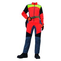 トーヨ（TOYO） 女性用　高視認・暑熱対策チェーンソー防護ズボン GBZ-200W　L　1着（直送品）