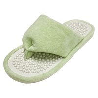 センコー FEELFOOT ヘルスハナオ 鼻緒 スリッパ L 約24-26cm グリーン FF 221014 1足（直送品）