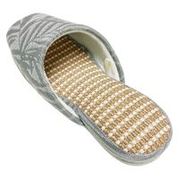 センコー FOOTWELL マトラル スリッパ Mサイズ 約23.5-25cm グレー FTW221009 1足（直送品）