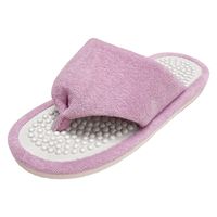 センコー FEELFOOT ヘルスハナオ 鼻緒 スリッパ L約24-26cm ピンク FF 221014 1足（直送品）