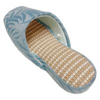 センコー FOOTWELL マトラル スリッパ Lサイズ 約25-26.5cm ブルー FTW221009 1足（直送品）