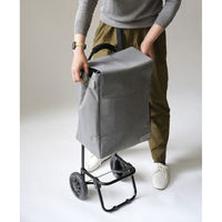 レップ ノワール 2層式カートセット 重いものと潰れやすいものを上下分けて収納できる 527702 1台（直送品）