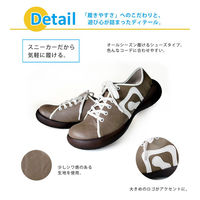 リゲッタ リゲッタカヌー レディースフィールドシューズ グレー M(23.5~24.0) CJFS6801b-GRY-M 1足　ナースシューズ（直送品）