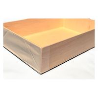 木具輪 (木製弁当箱)エコオリFD-415長方形・組立式　本体 ケース(300個) D196101-300 1箱（300個）（直送品）