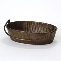 スパイス ブリキハンドル付きオーバルトレイS BAGS2221CP 1個（直送品）