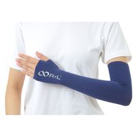 R×L（アールエル） ユニセックス ランニング アクセサリー シームレス アームカバー F ネイビー TSA11 1足（直送品）