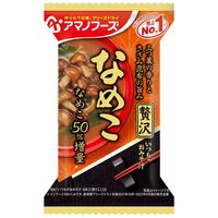 アマノフーズ いつものおみそ汁贅沢 なめこ 1セット（20食：10食入×2箱） アサヒグループ食品