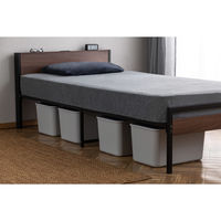 アイリスオーヤマ 宮付きウッドパイプベッドS WPB-S 1台（直送品）