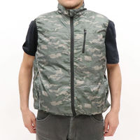 迷彩エアーコンディションベスト迷彩カーキM【HDL-8668】　6個 ヒロ・コーポレーション（直送品）