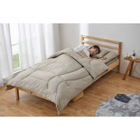 アイリスオーヤマ 布団5点セット マットレス付 シングル S  組みふとん 寝具 介護 仮眠室 防災 枕 敷き布団 KFS-M5S ベージュ 1セット(5点)