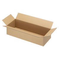 【100サイズ】現場のチカラ エコノミータイプ 軽梱包用ダンボール 青年コミック向けサイズ 外寸：534×192×144mm 1セット（200枚） オリジナル