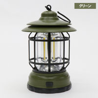三和 レトロキャンピングランプ DL-FGMD01 グリーン SS-43-GR 1箱(36個)（直送品）