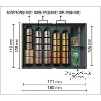 アスカ 手提金庫 A6 MCB330 1個