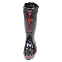 ZIPLOA HB-761 紳士カバー付きブーツ 25    ブラック コーコス信岡 1足（直送品）