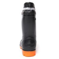 ZIPLOAHG-985ＰＶＣ耐油衛生 安全長靴 M     ブラックコーコス信岡1足（直送品）