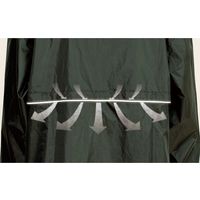 ZIPROA Z-2300 透湿レインスーツ L     チャコール コーコス信岡 1着（直送品）