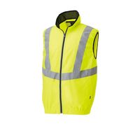 クロダルマ エアセンサー 反射テープ付ベスト イエロー L 26868-29-L 1枚（直送品）