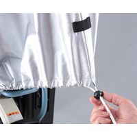 川住製作所 KWー373SL サイクルカバーハーフをロングにしました シルバー 1セット(2枚)（直送品）