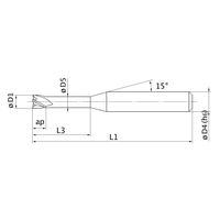三菱マテリアル エムスターエンドミル MS4XL D0100N040 1セット(3PC)（直送品）