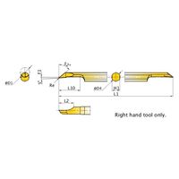 三菱マテリアル エムスターエンドミル CR04RS-01B VP15TF 1セット(3PC)（直送品）