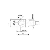 三菱マテリアル WSTARドリル IMX12CH6V120A45 EP7020 1PC（直送品）