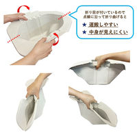 紙製ディスポーザブル便器 ポータブルトイレ設置用 100個入【ケース販売/業務用/介護/イトマン】89001039（直送品）