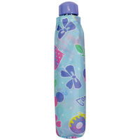 アテイン 子供用折りたたみ傘 50cm スイーツハート サックス 5195SX 1セット（12本）