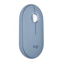 ロジクール Bluetoothマウス 静音 3ボタン 無線 ワイヤレスPEBBLE MOUSE2 ブルー M350SBL 1個
