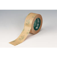 【ガムテープ】 クラフトテープ 茶 印刷タイプ 幅50mm×長さ50m No.500FP 積水化学工業 1セット（5巻：1巻×5）