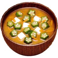 ハナマルキ 三角パックごちそう具材 オクラのおみそ汁 1セット(5個 )