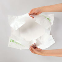 福助工業 持ち帰り袋 ステイブルバッグバイオ25 乳白 No.50 0482498 1袋(100個)