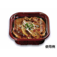 シーピー化成 弁当容器 Z-32 ケヤキ 透明蓋付 0100032000200 1袋(100個)（直送品）