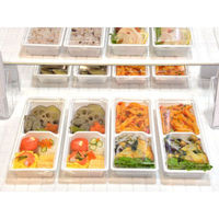 パックスタイル 弁当容器 PS ハコベン HB-2 本体 白 00563285 1袋(50個)（直送品）