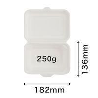 パックスタイル 弁当容器 ABランチ180-130 649711 1袋(50個)（直送品）