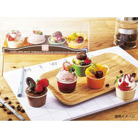 伊藤景パック産業 菓子容器 ND-50FCL(38H) 焦茶(両面PET) 伊藤景パック 5131246 1袋(100個)（直送品）