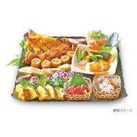 ニシキ 刺身・鮮魚容器 筑後(35)民芸陶器  2210354200 50枚(10枚×5)（直送品）