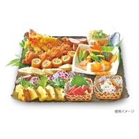 ニシキ 刺身・鮮魚容器 筑後(30)民芸陶器  2210304200 100枚(10枚×10)（直送品）