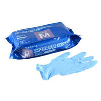 パックスタイル PSニトリル手袋袋入 スタンダード 青・粉無 M 00579065 1袋(200個)（直送品）
