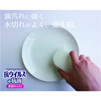 抗ウイルススポンジ 水切れタイプ 1個 オーエ
